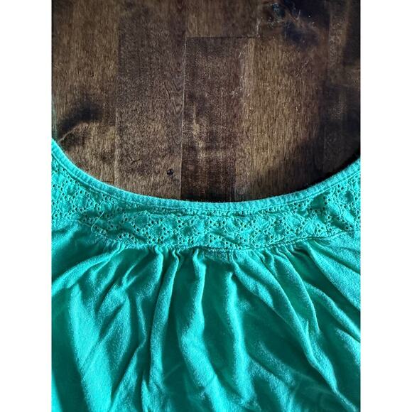 Vintage 90s Aeropostale Eyelet Thin Strap Cotton Tank Top size Large - Picture 5 of 6